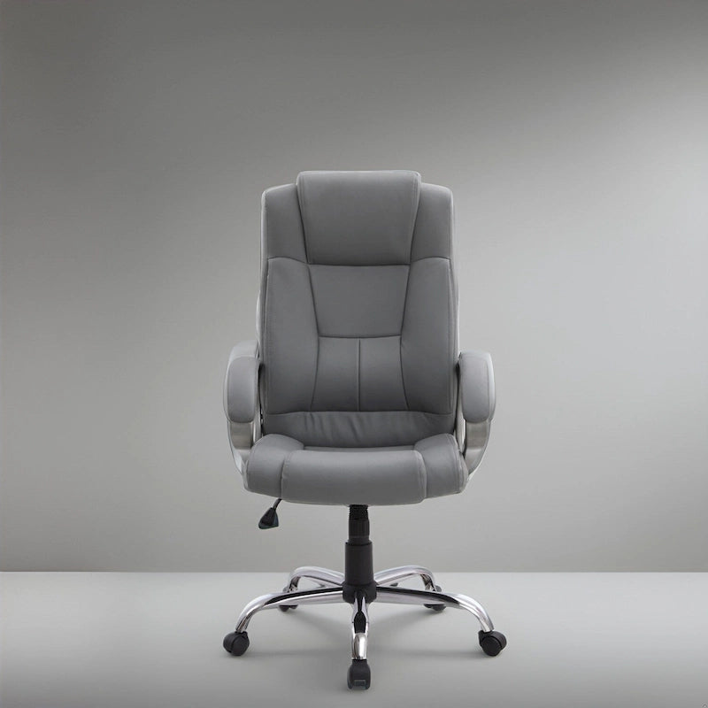 Adjustable Office Chair with Lumbar Support & 360° Swivel, Multiple Colors, Modern Style – Mesh Back / High Back Leather Options