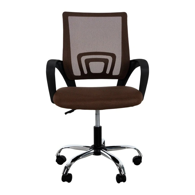 Adjustable Office Chair with Lumbar Support & 360° Swivel, Multiple Colors, Modern Style – Mesh Back / High Back Leather Options