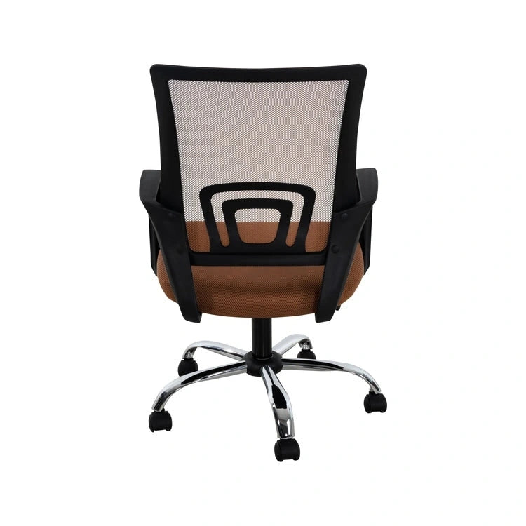 Adjustable Office Chair with Lumbar Support & 360° Swivel, Multiple Colors, Modern Style – Mesh Back / High Back Leather Options