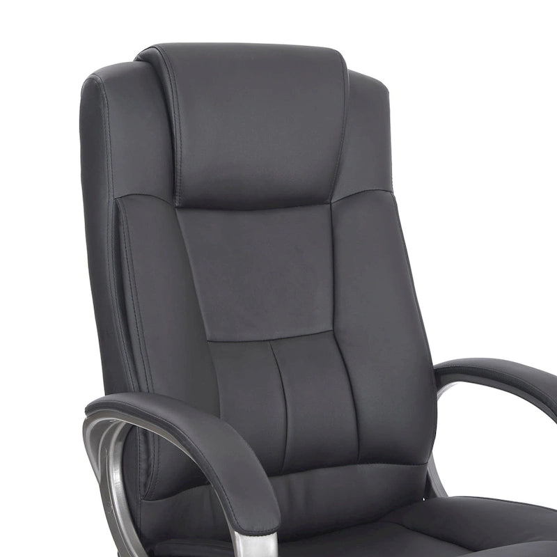 Adjustable Office Chair with Lumbar Support & 360° Swivel, Multiple Colors, Modern Style – Mesh Back / High Back Leather Options