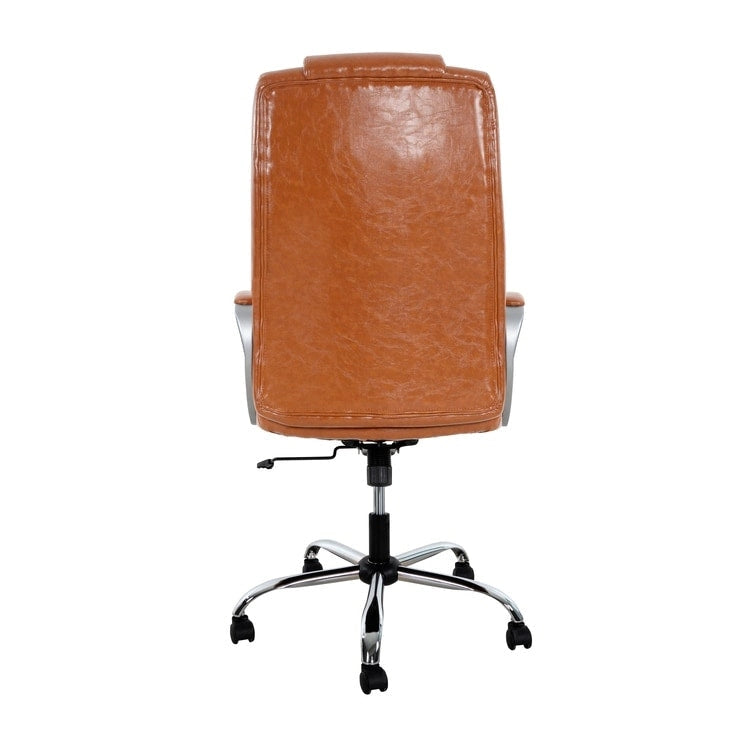Adjustable Office Chair with Lumbar Support & 360° Swivel, Multiple Colors, Modern Style – Mesh Back / High Back Leather Options
