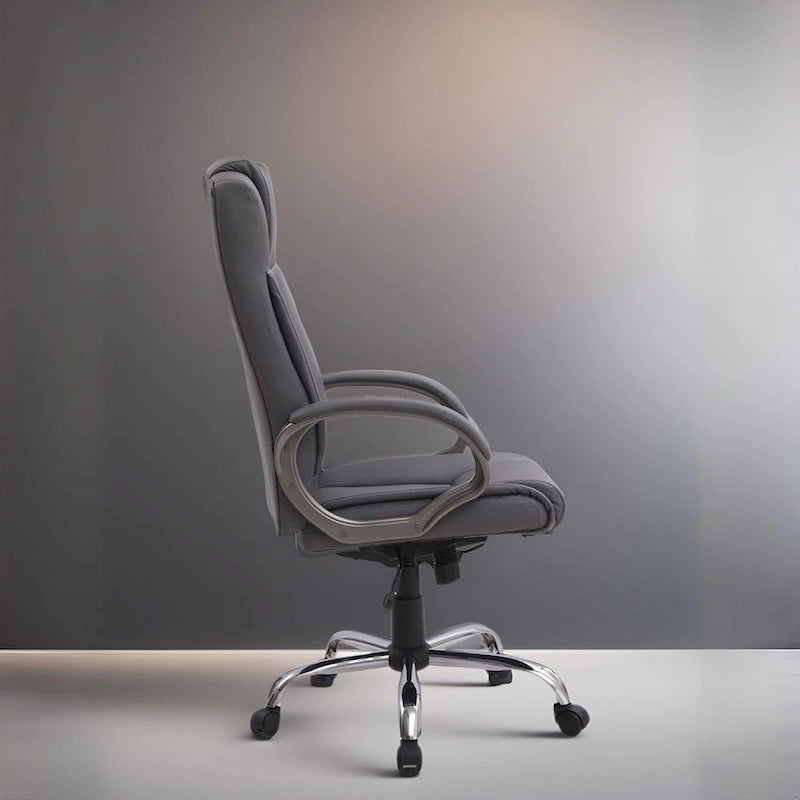 Adjustable Office Chair with Lumbar Support & 360° Swivel, Multiple Colors, Modern Style – Mesh Back / High Back Leather Options