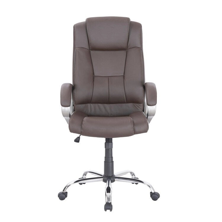 Adjustable Office Chair with Lumbar Support & 360° Swivel, Multiple Colors, Modern Style – Mesh Back / High Back Leather Options