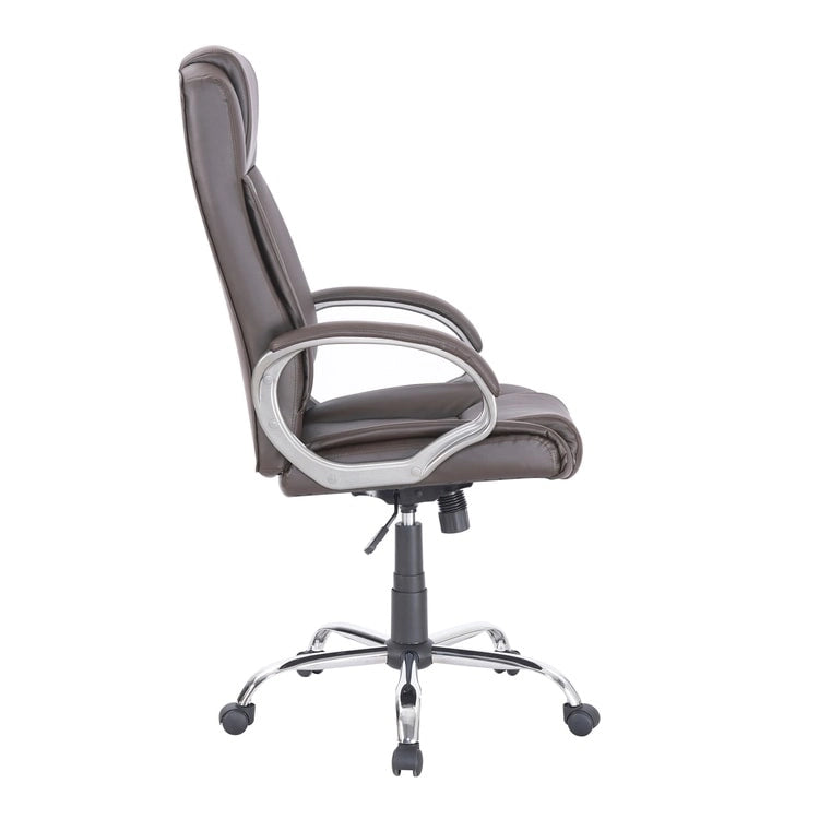 Adjustable Office Chair with Lumbar Support & 360° Swivel, Multiple Colors, Modern Style – Mesh Back / High Back Leather Options
