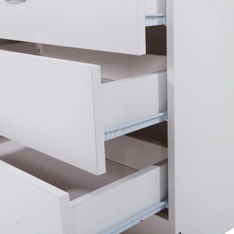 3-Drawer Dresser, White, Modern Style