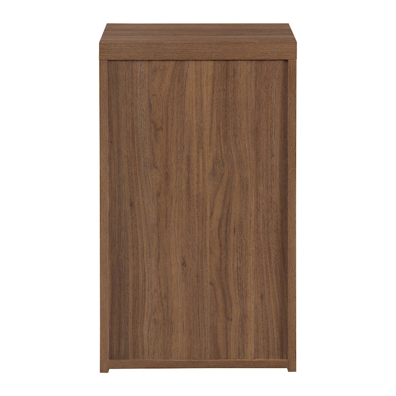 2-Drawer Vertical File Cabinet with Locking Top Drawer & Wood Grain Finish, Black / Espresso / Natural / White, Modern Style