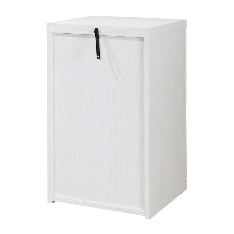 2-Drawer Vertical File Cabinet with Locking Top Drawer & Wood Grain Finish, Black / Espresso / Natural / White, Modern Style