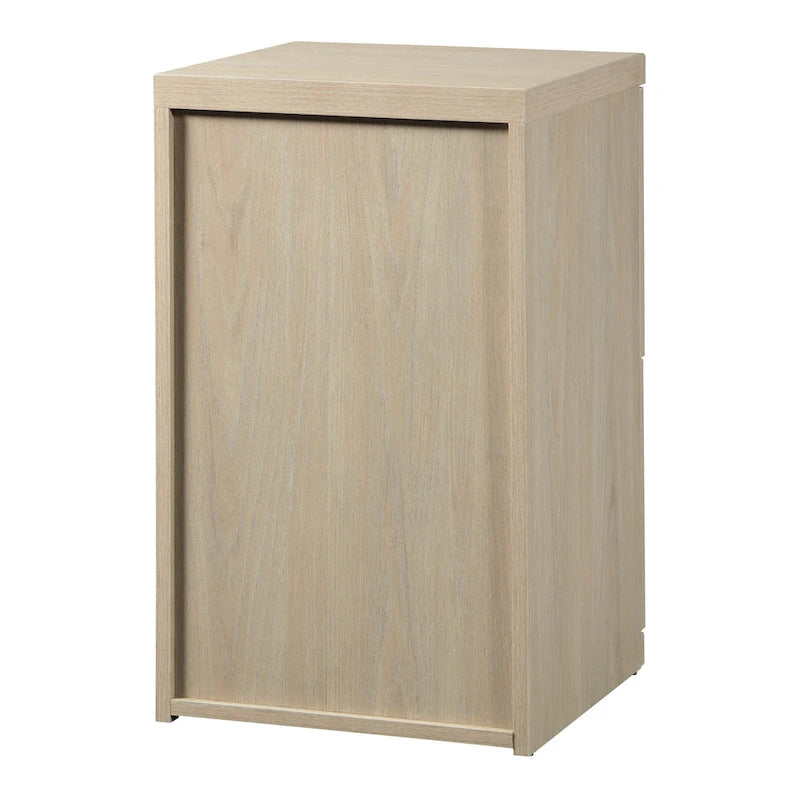 2-Drawer Vertical File Cabinet with Locking Top Drawer & Wood Grain Finish, Black / Espresso / Natural / White, Modern Style