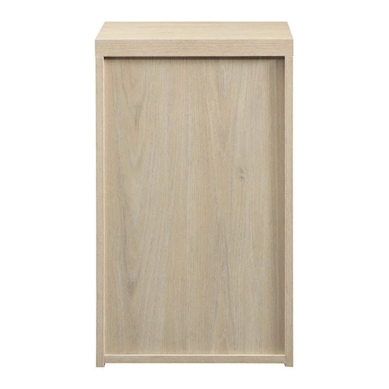 2-Drawer Vertical File Cabinet with Locking Top Drawer & Wood Grain Finish, Black / Espresso / Natural / White, Modern Style