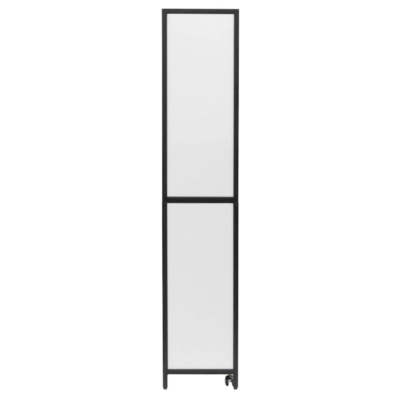 Craft Armoire with Fold-Out Desktop & Interior Shelves, White, Modern Style