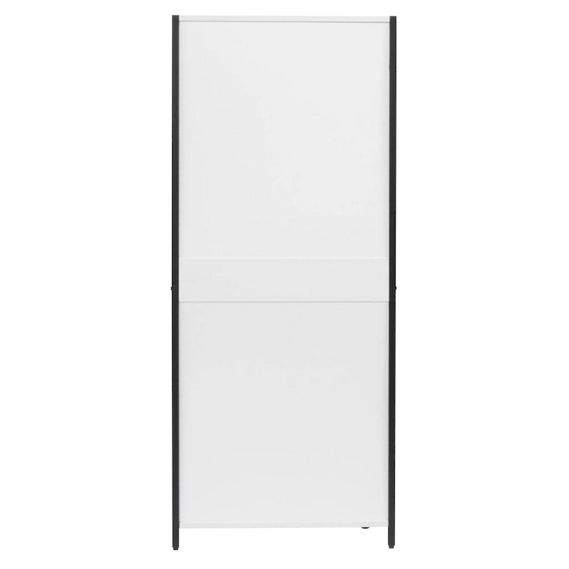 Craft Armoire with Fold-Out Desktop & Interior Shelves, White, Modern Style